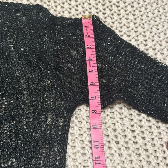 NWT the Ragged Priest Siren Sequin Distressed Knit Maxi 10 M - Picture 15 of 16